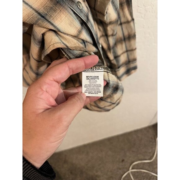 Wrangler Men’s Xxl Retro Western Snap Plaid Shirt - Picture 9 of 12